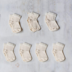 Boxset van 7 babysokjes van badstof - Afbeelding 3