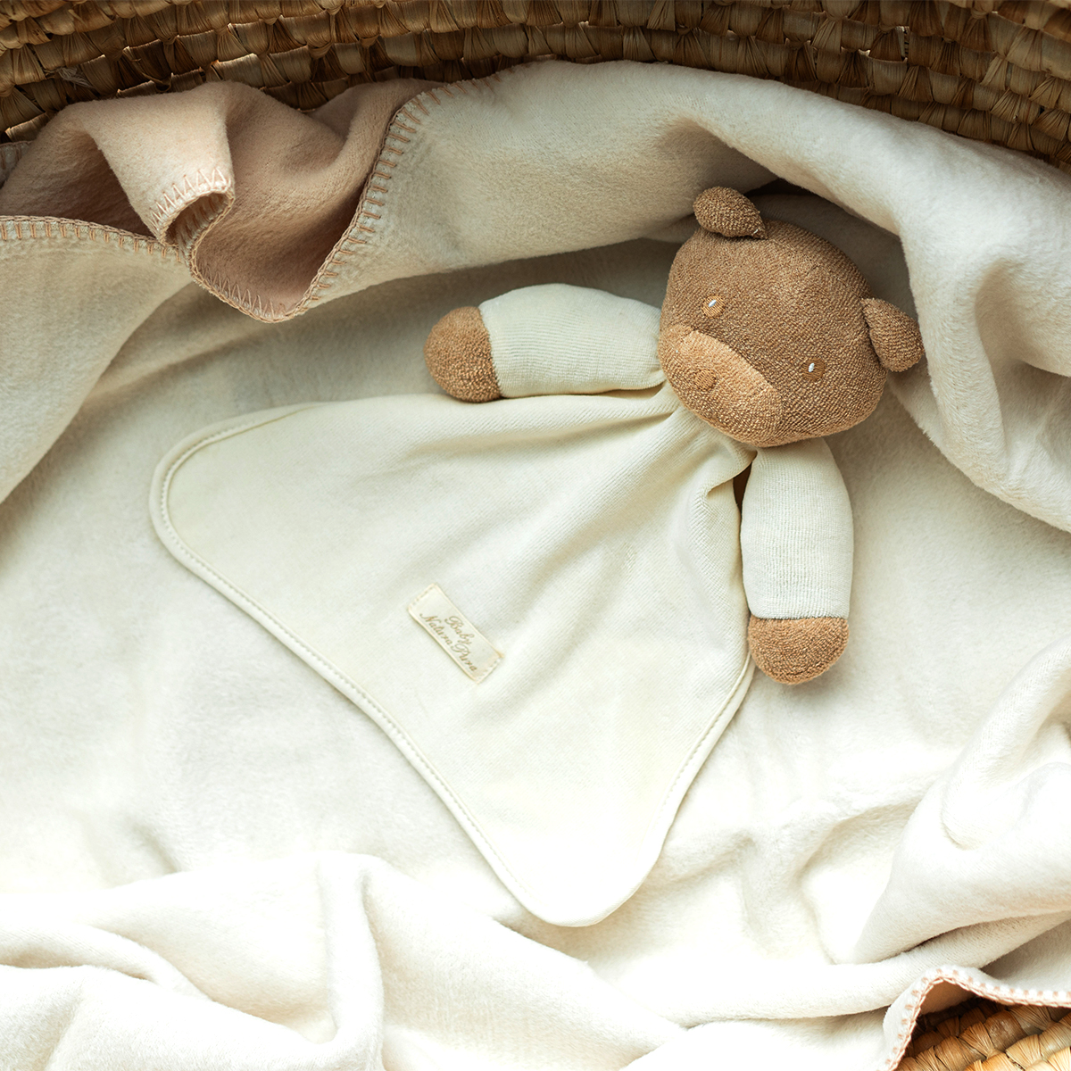 Teddy Bear Comforter 100 Organic Toy NaturaPura