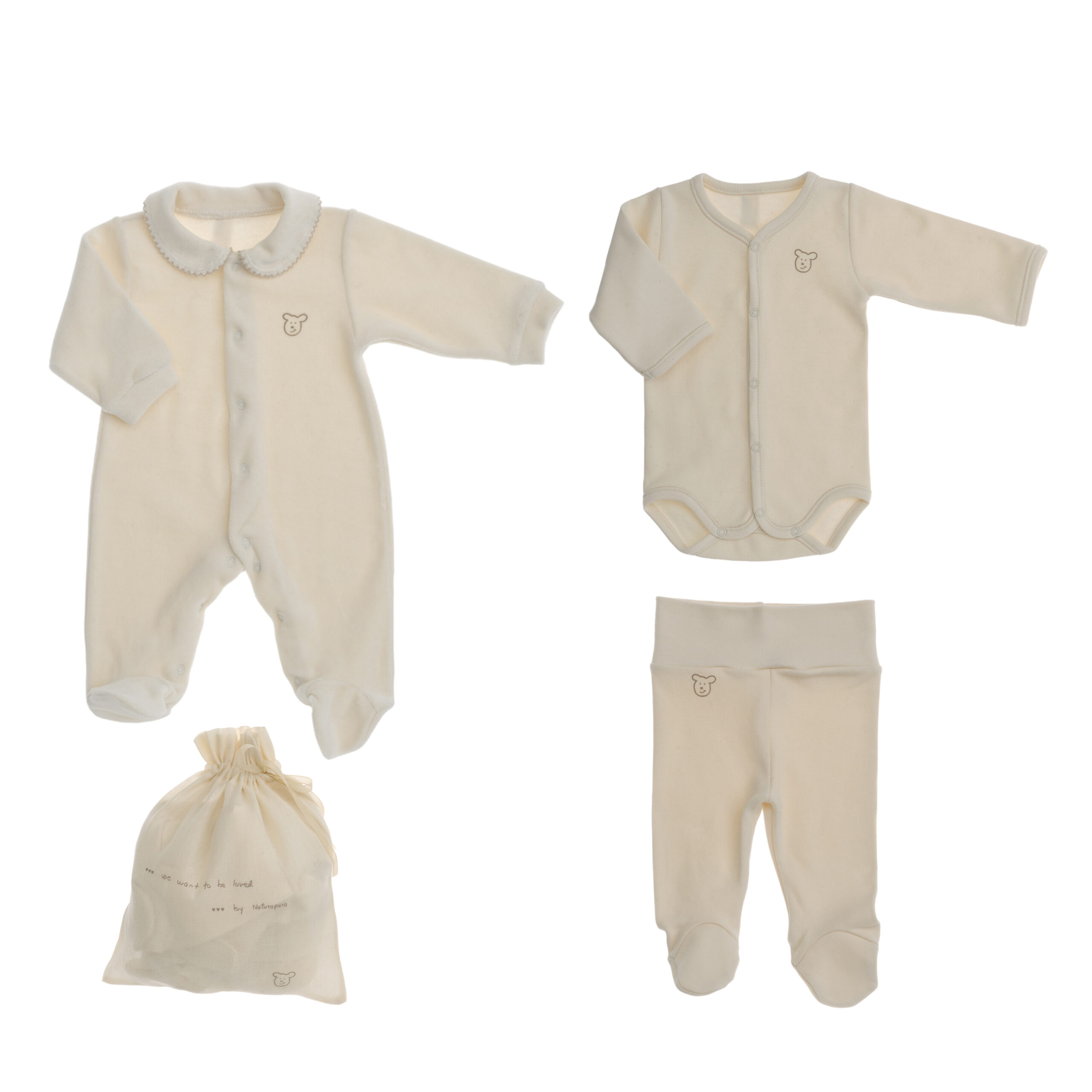 Set Neonato Personalizzato 10 Pezzi- Kit Oro - immagine 2