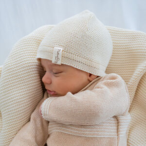 Gebreide babymuts