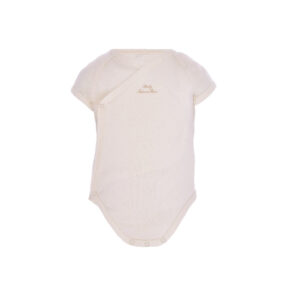 Short sleeved crossover bodysuit