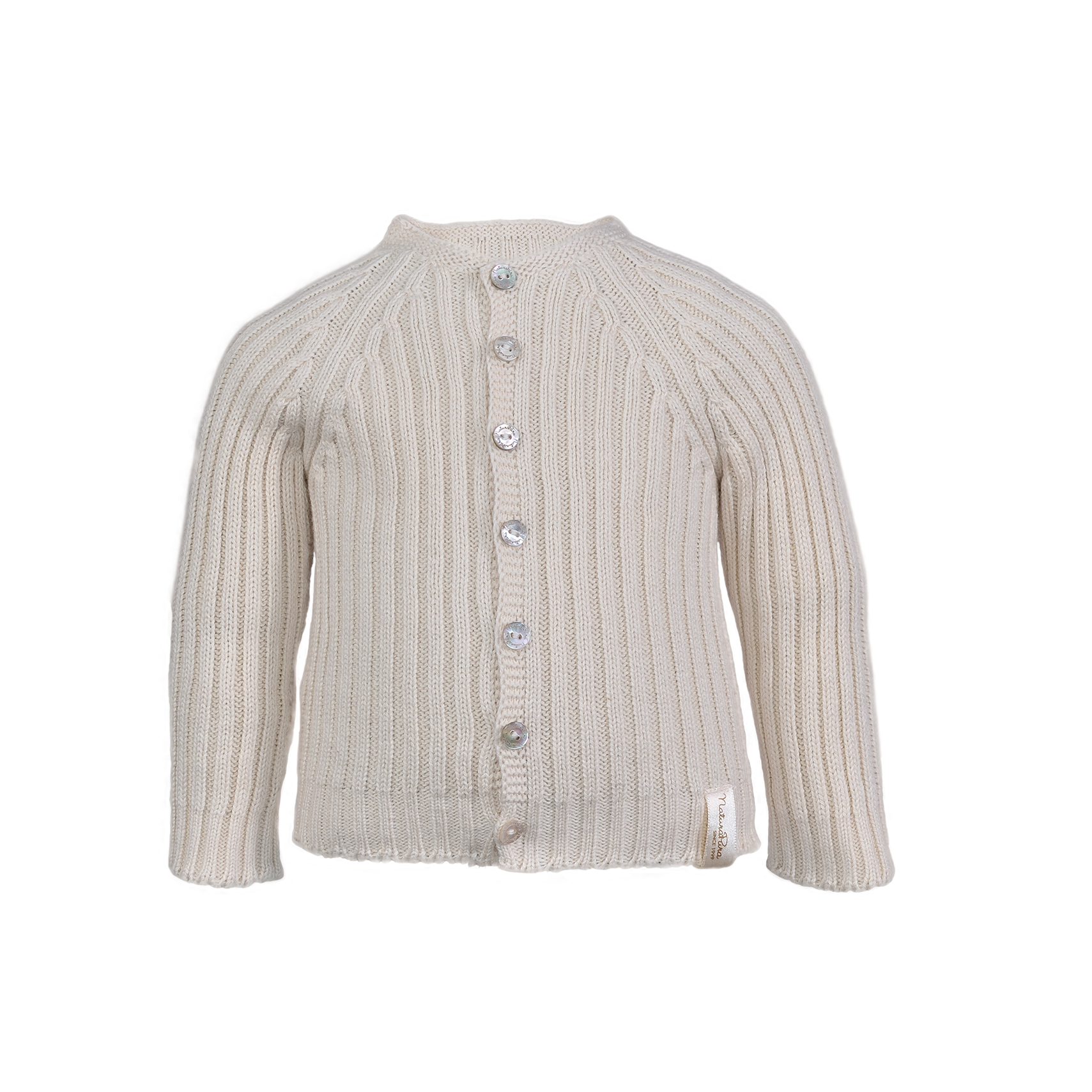 Rib Knit Cardigan - 100% Organic Jackets - NaturaPura