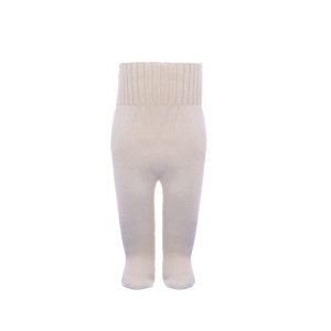 Calças em Tricot com Pé