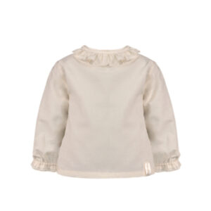 Blusa com Gola em Folho