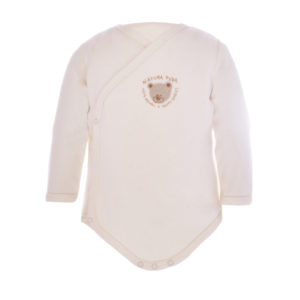 Romper overslag met gehaakte teddybeer 